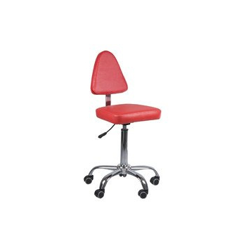 Taboret kosmetyczny z opar. BD-9937/14 czerwony